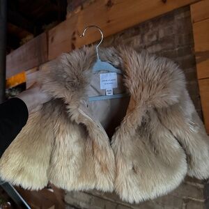 Janie and Jack faux fur coat 18-24 months